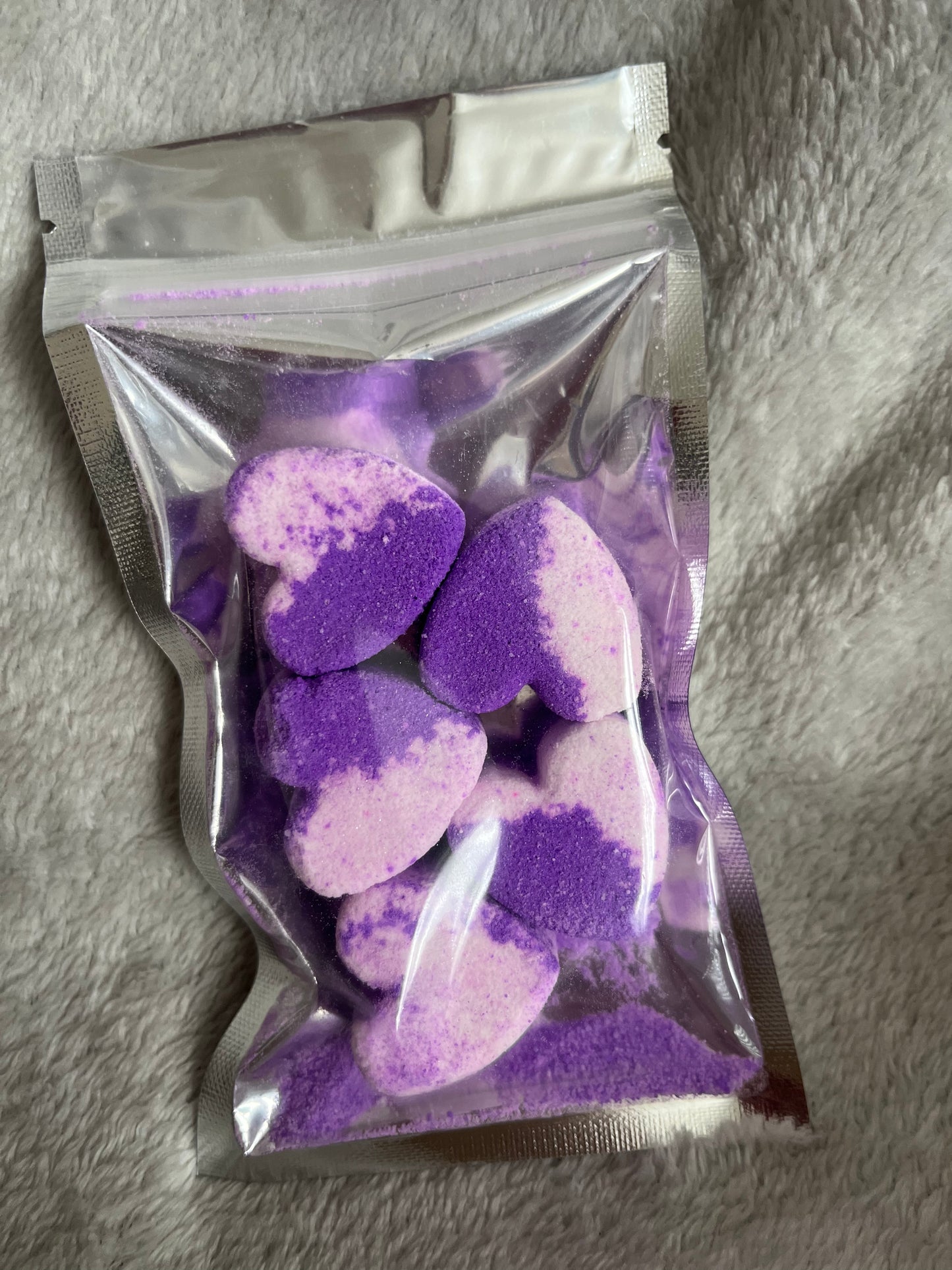 5 Heart Bath Bomb pack