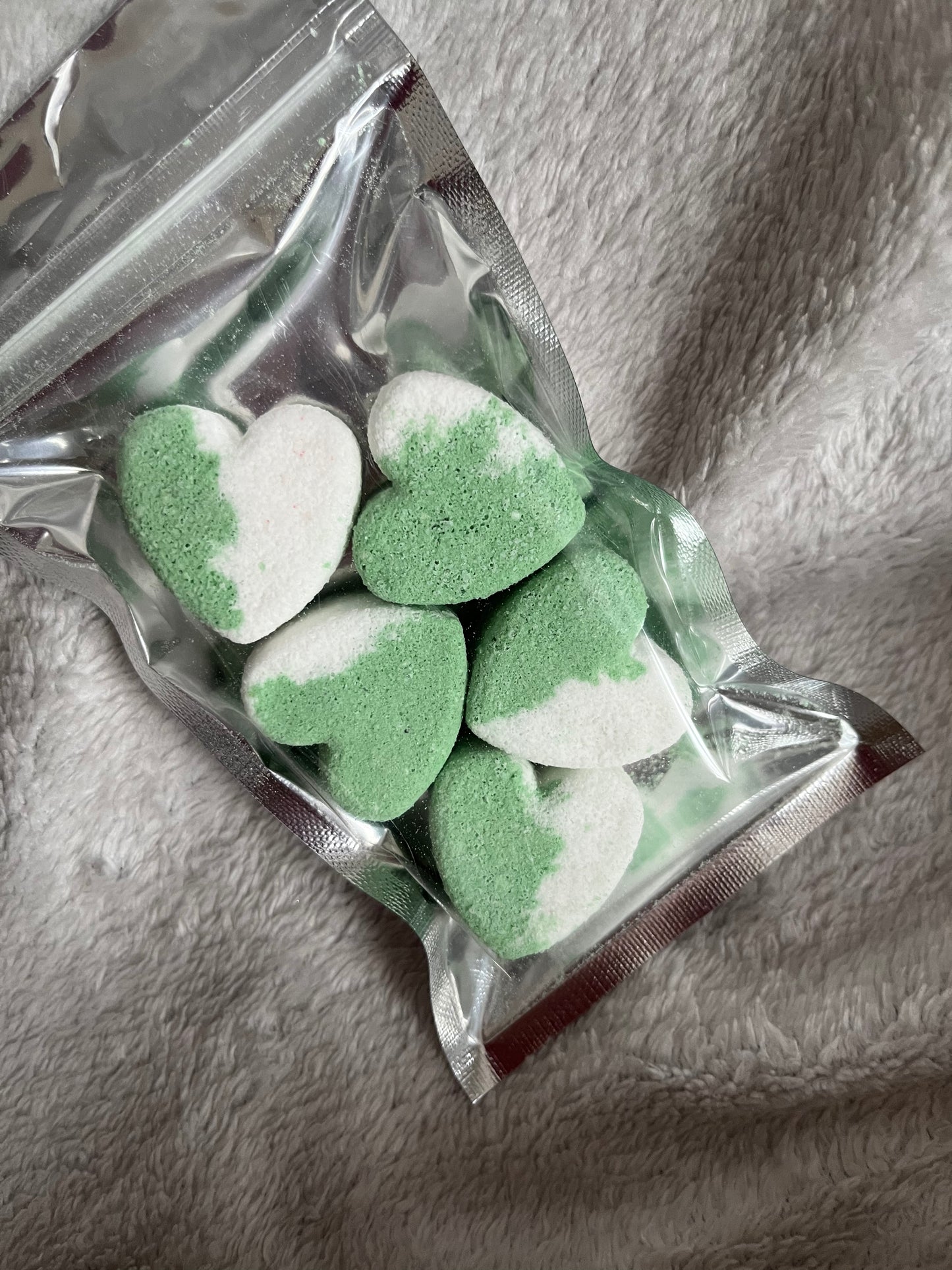 5 Heart Bath Bomb pack