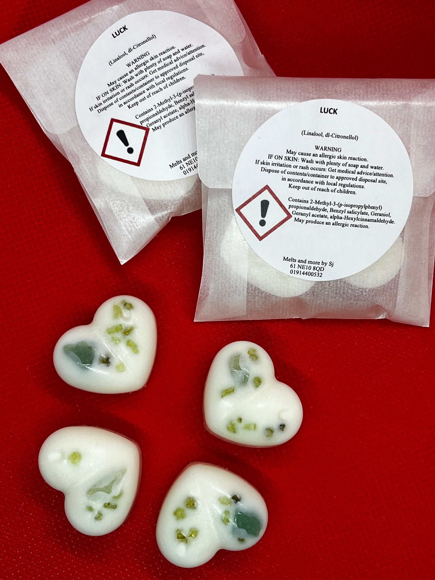 Gemstone intention wax melts